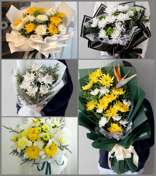 河南南阳社旗县郝寨镇张桥村白事花束代送
